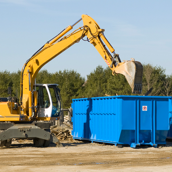 are there any restrictions on where a residential dumpster can be placed in Oneida Kansas